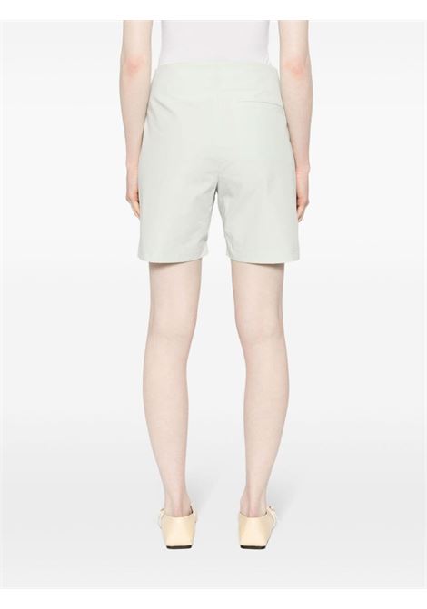 White Hada striped shorts - women LOULOU DE SAISON | GARIBPWDRGRN